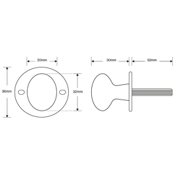 ASEC AA33 Thumbturn