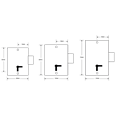 ASEC 36 2 Lever Straight Cupboard Lock