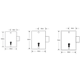 ASEC 51 2 & 4 Lever Straight Cupboard Lock