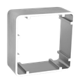 ASEC 38mm 1 Gang Surface Housing