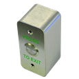 ASEC Press To Exit Narrow Style Surface Button Stainless Steel