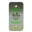 ASEC Press To Exit Narrow Style Surface Button Stainless Steel