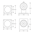 ASEC Hold Open Magnet 24VDC