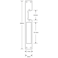 ASEC Mortice Release Sash Faceplate