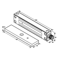 ASEC External Magnet 363Kg Holding Force