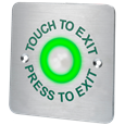 ASEC Touch Sensitive Illuminated Red/Green Halo Exit Button