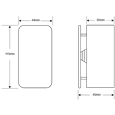 ASEC Surface Mount Push to Open Pad