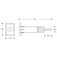 ASEC Furniture Pedestal Lock