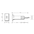 ASEC Furniture Pedestal Lock