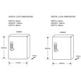 ASEC Key Cabinet With Electronic Digital Lock