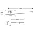 GARADOR GAR0070 Car Type Locking Garage Door Handle