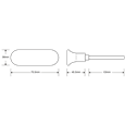 HENDERSON HEN0155 Merlin Garage Door Handle