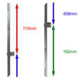 CHAMELEON Adaptable Multipoint Lock 2 Mushroom & 2 Roller + Keeps
