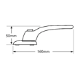 CHAMELEON Adaptable Inline Window Espag Handle (15mm - 55mm)