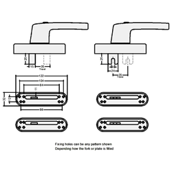 CHAMELEON Adaptable Window Blade/Fork Drive Handle