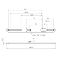 CHAMELEON Pro 92 Centres 122mm Fixing Conversion Kit