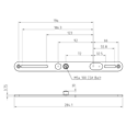 CHAMELEON Pro 92 Centres 122mm Fixing Conversion Kit