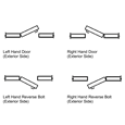 DORMAKABA Simplex L1000 Series L1041B Digital Lock Lever Operated With Key Override & Passage Set