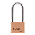 SQUIRE Lion Range Brass Long Shackle Padlocks