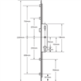 FERCO Lever Operated Latch Only - 4 Roller