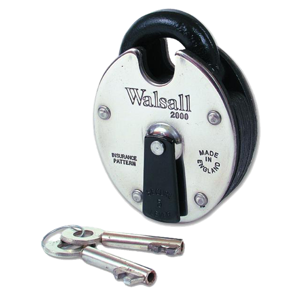 WALSALL LOCKS W2000 5 Lever High Security Padlock