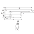 DORMAKABA TS90 Size 3 Cam Action Overhead Door Closer