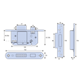 ERA Fortress 262 & 362 BS 5 Lever Sashlock