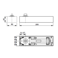 DORMAKABA BTS75V Hold Open Floor Door Closer