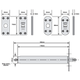 ASTRA DOOR AST1001 Concealed Door Closer