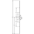 MACO Lever Operated Latch & Deadbolt - 4 Mushroom