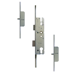 KFV Lever Operated Latch & Deadbolt Long Version - 2 Round Bolt