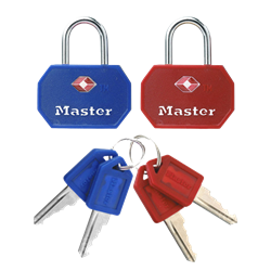 MASTER LOCK 4681 KA Pair Of TSA Luggage Locks