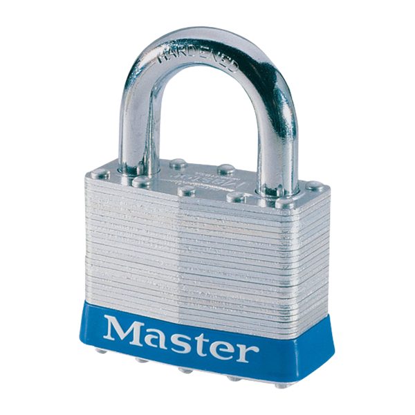 MASTER LOCK Open Shackle Unassembled Laminated Padlock