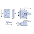 ERA 1530 & 1730 BS8621:2004 Auto Deadlocking Escape Nightlatch