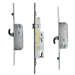 AVOCET Lever Operated Latch & Deadbolt Twin Spindle - 2 Hook 2 Roller