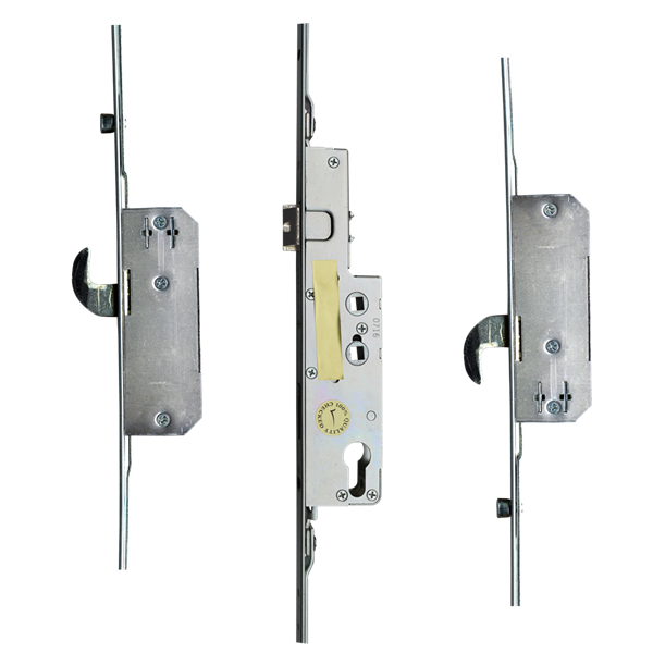 AVOCET Lever Operated Latch & Deadbolt Twin Spindle - 2 Hook 2 Roller