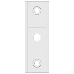 ADAMS RITE Backplate To Suit 5015 Deadlock