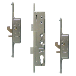 MILA Master Lever Operated Latch & Deadbolt Twin Spindle - 2 Hook & 4 Roller