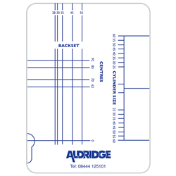 ALDRIDGE Multipoint Lock & Cylinder Gauge