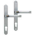 ASEC 92 Lever/Lever UPVC Furniture - 240mm Backplate