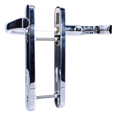 ASEC 92 Lever/Lever UPVC Furniture - 220mm Backplate