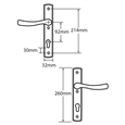 WINKHAUS Palladio XL 92 Lever/Lever UPVC Furniture