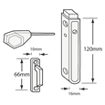 MACO Multivent UPVC Window Restrictor