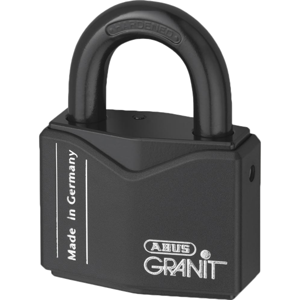 ABUS 37 Series Granit `Plus` Mechanism Solid Steel Rekeyable Open Shackle Padlock