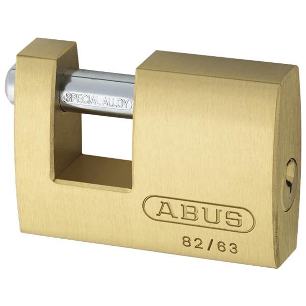 ABUS 82 Series Brass Sliding Shackle Shutter Padlock