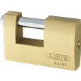 ABUS 82 Series Brass Sliding Shackle Shutter Padlock