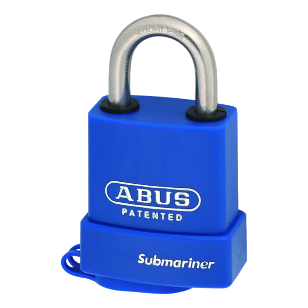 ABUS 83WPIB Series Marine Brass Open Stainless Steel Shackle Padlock