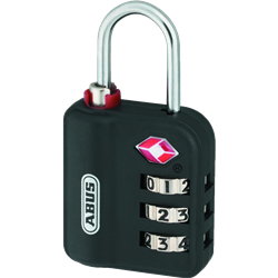 ABUS 147TSA Series Combination Luggage Open Shackle Padlock