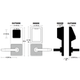 TRILOGY ALARM LOCK DL2700WP Battery Operated Digital Lock