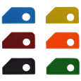 EVVA EPS Coloured Key Caps Small